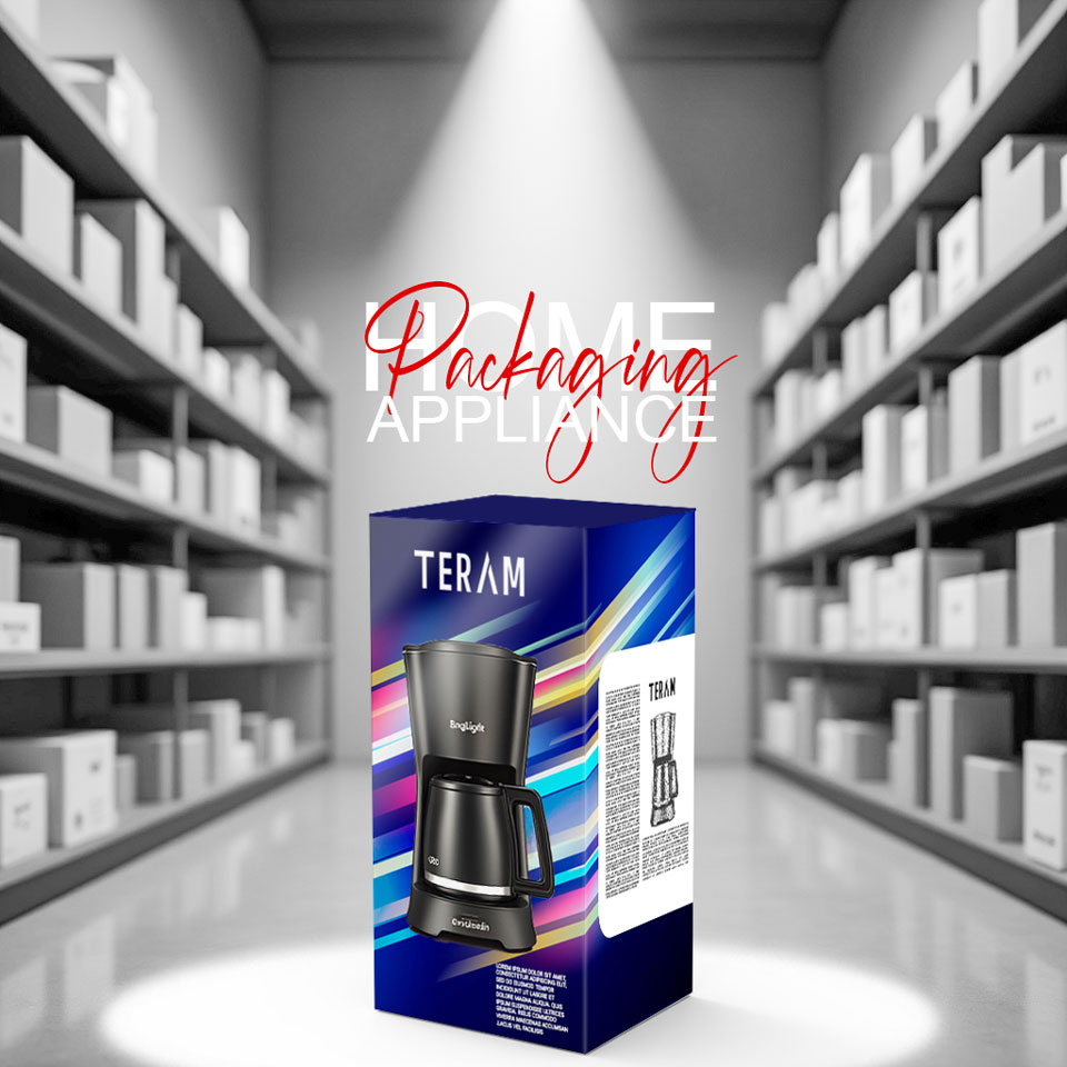 Home appliance packaging design picture6 خرید مواد اولیه بسته بندی دستمال کاغذی توسط دپارتمان بازرگانی خارجی ترام